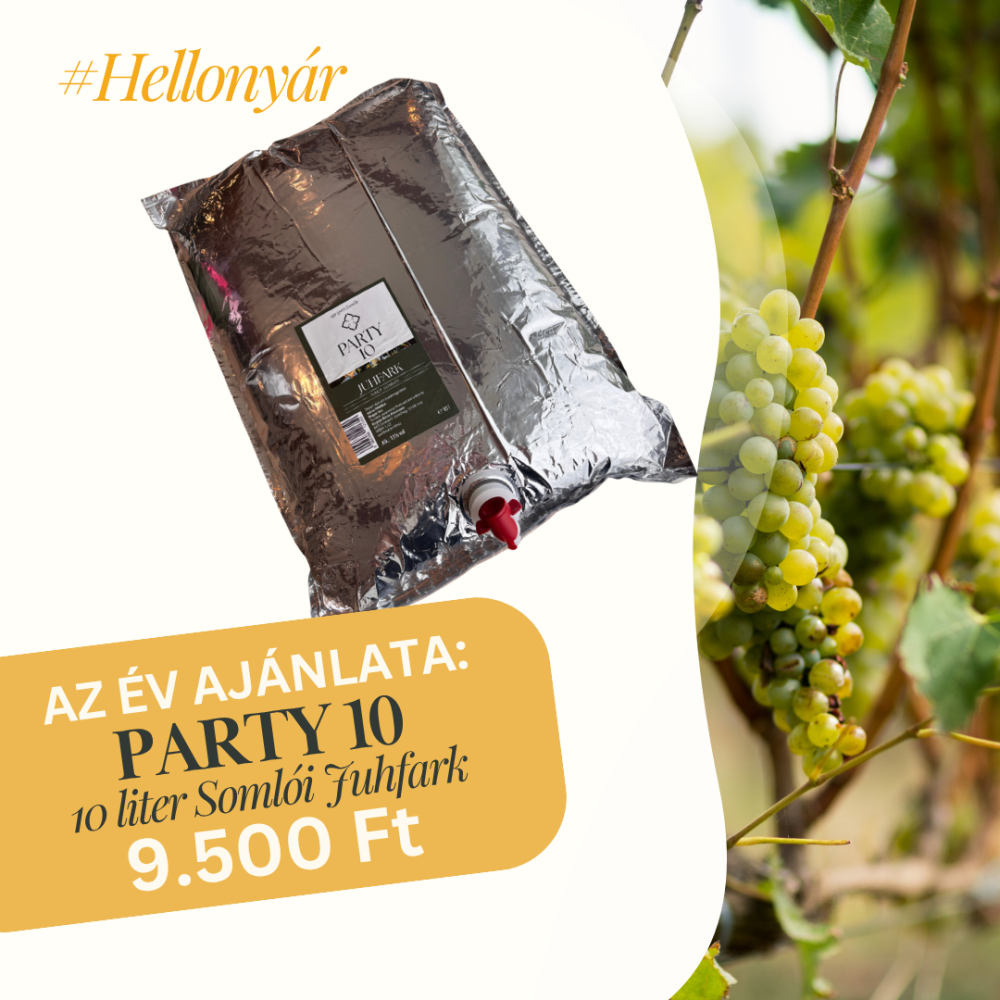 Az év ajánlata: Party 10 Juhfark, 10 literes Juhfark
