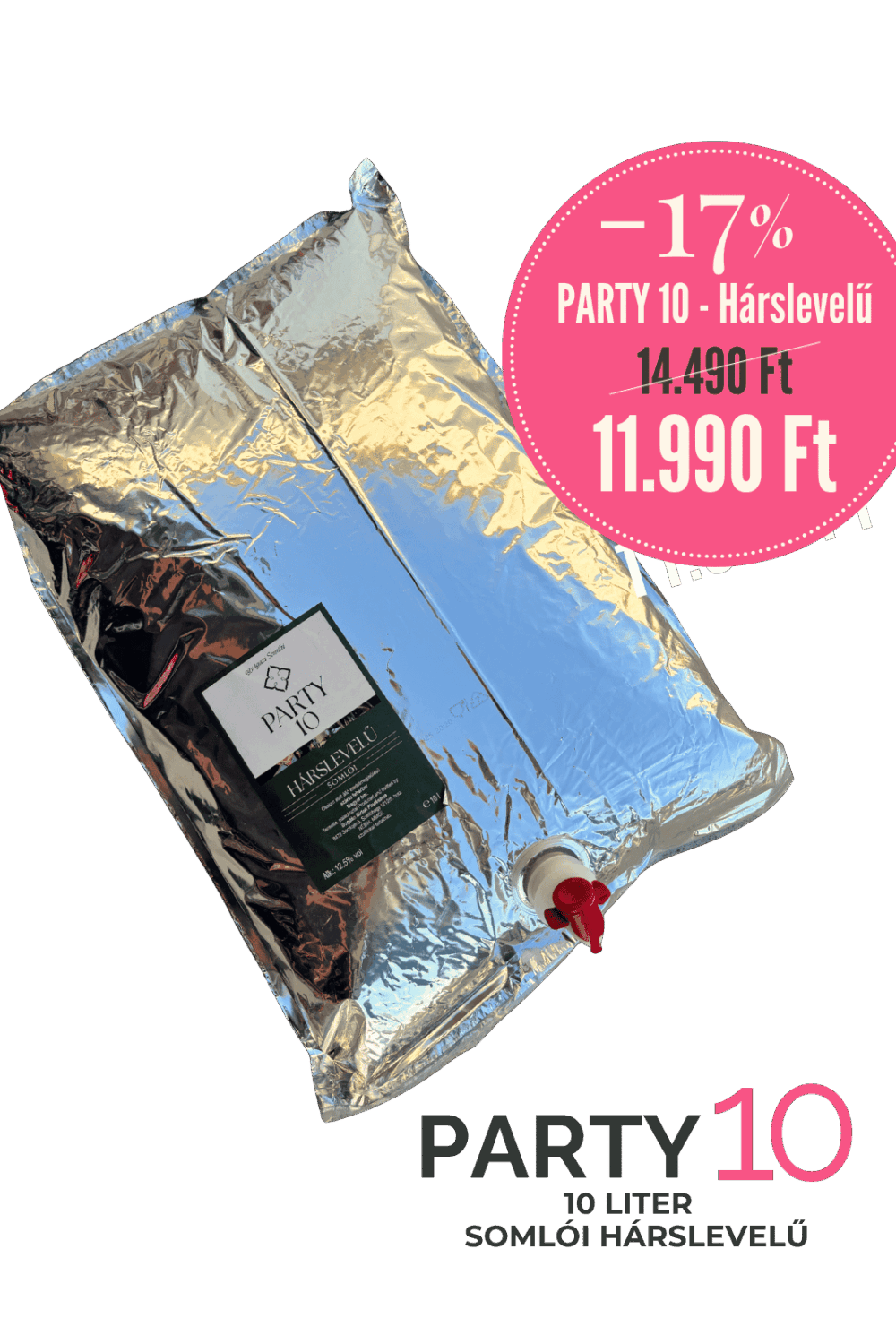 Bogdán Birtok Somlói Hárslevelű 2024 - Party 10